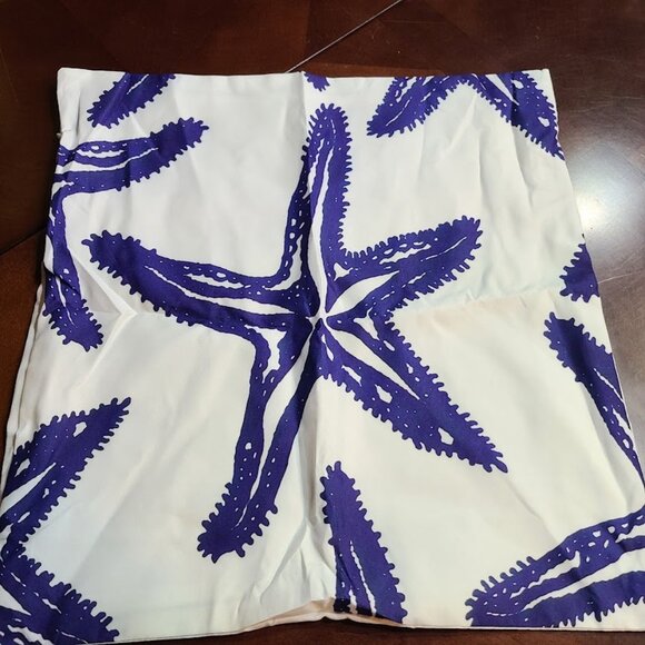 Beach Pillow Cover Starfish Coastal Nautical Decor Decorative Accent Throw Case - Picture 5 of 10